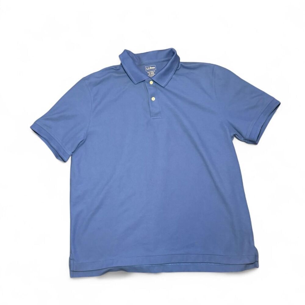 L.L. Bean Men's Premium Double L® Polo Banded, Short-Sleeve SIze XL